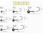 Keitech Super Round Jig Head Keitech Super Round Jig Head